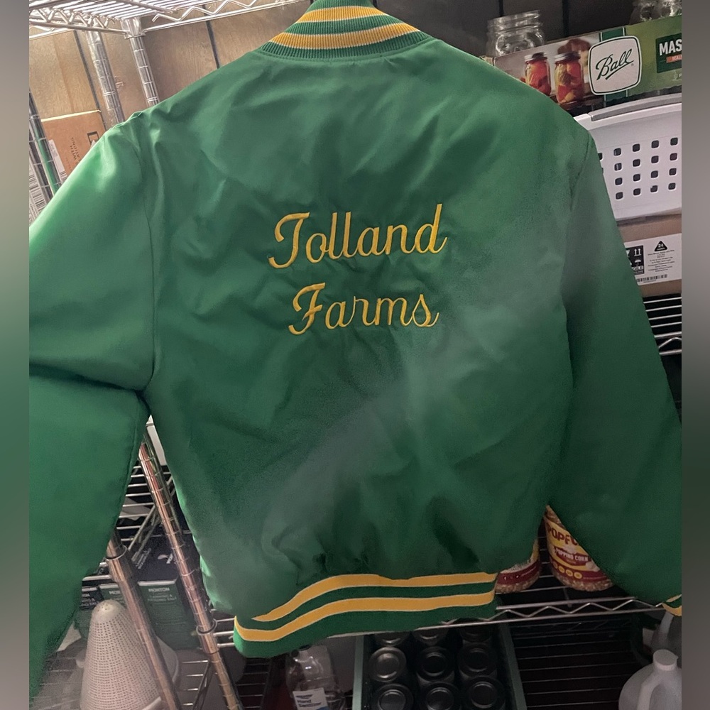 tolland farms varsity jacket